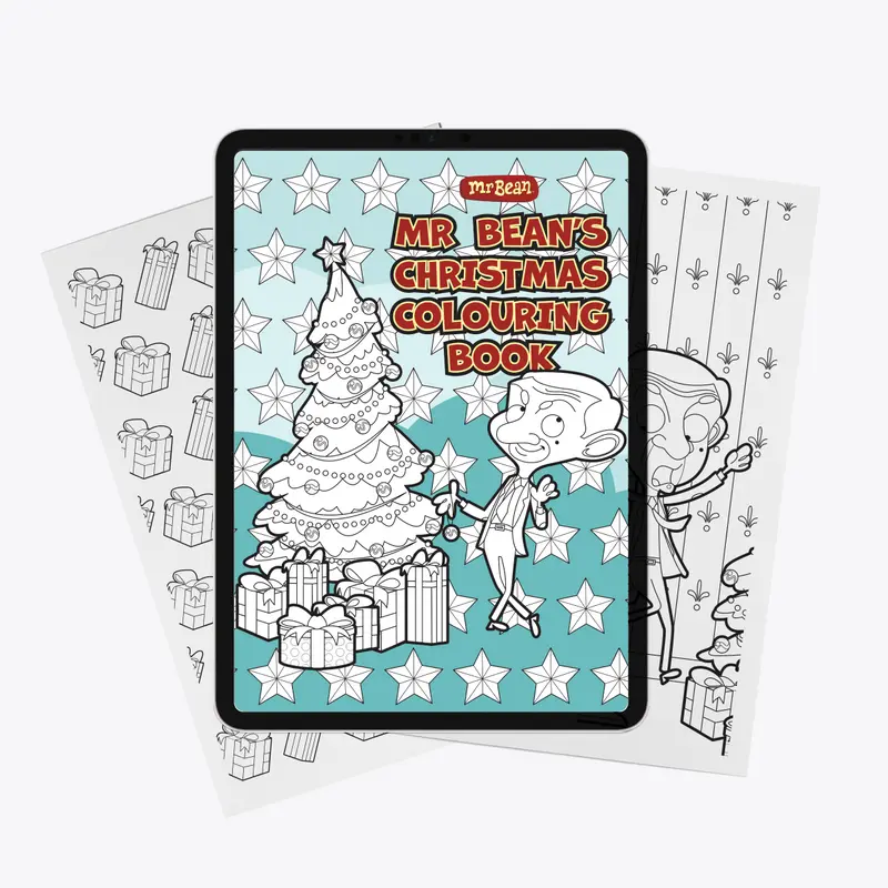 Mr Bean's Christmas Colouring Book